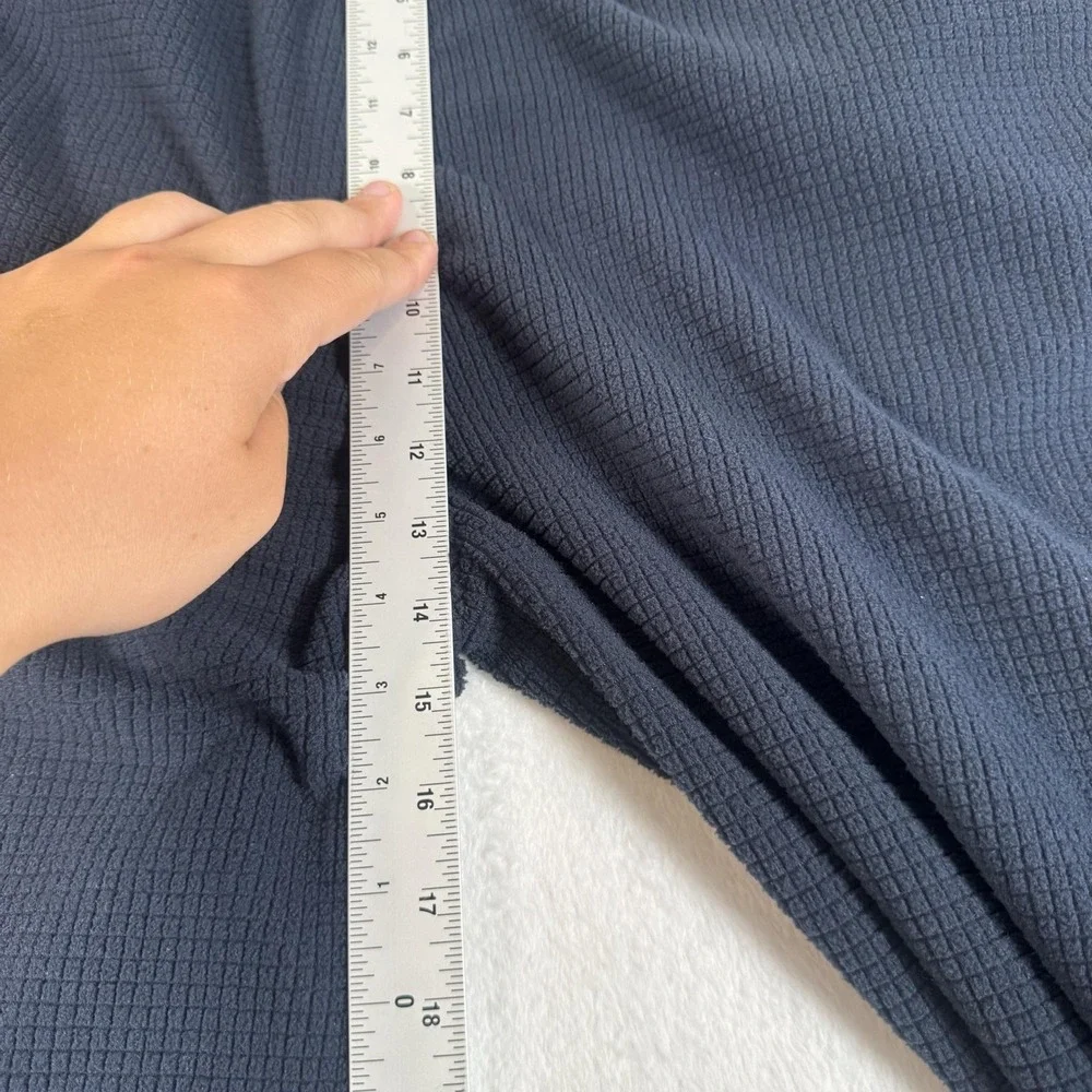 Orvis Sweatpants Mens XL Blue Fleece Thermal Joggers‎ Zip Pocket Warm Lounge